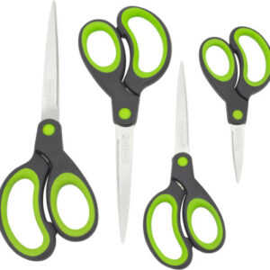 RAPESCO   Schere Soft-Grip 1576      4 Stück                   grün