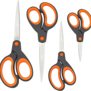 RAPESCO   Schere Soft-Grip 1577      4 Stück                 orange