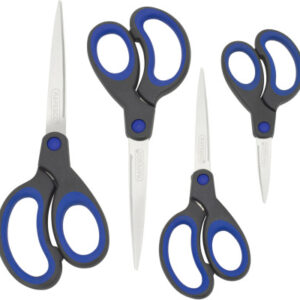 RAPESCO   Schere Soft-Grip 1578      4 Stück           schwarz/blau
