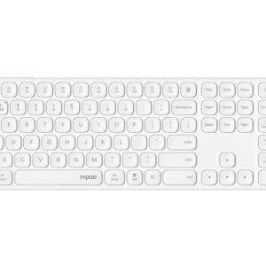 RAPOO     E9810 ultraslim Keyboard 12645     Wireless, White