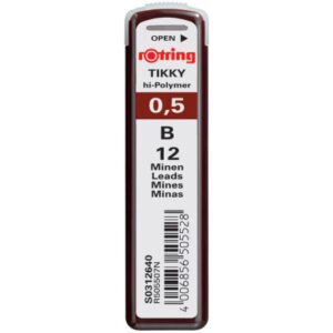 ROTRING   Feinminen                0.5mm S0312640  Dose                  12 Stück