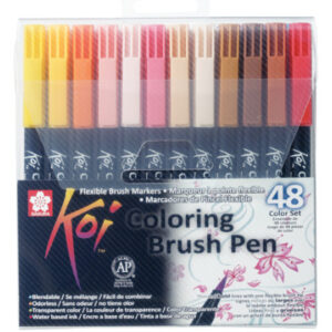 SAKURA    Brush Pen Koi Colouring Set XBR48A    assortiert            48 Stück