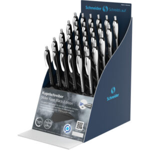 SCHNEIDER Kugelschreiber Slider Rave XB 399606    Display, schwarz      30 Stück