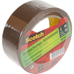SCOTCH    Verpackungs-Klebeband S3866B    braun               38mm x 66m