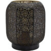 SECURIT   Dekoleuchte MARRAKECH LP-MA-BL  schwarz/gold, Akku, dimmbar