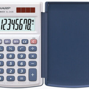 SHARP     Taschenrechner 243S      8-stellig