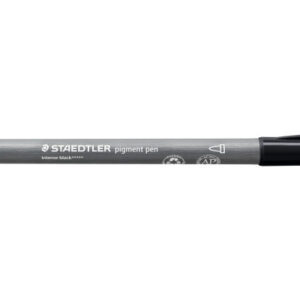 STAEDTLER Fasermaler mit Rundspitze 376-99BK2 intensive schwarz       2 Stk.