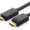 UGREEN    Cable DP Male to HDMI Male 10239     1.5m, Black