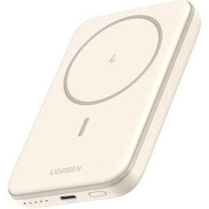 UGREEN    Magnetic Power Bank 5000mAh 25207     15W, Wireless, Beige