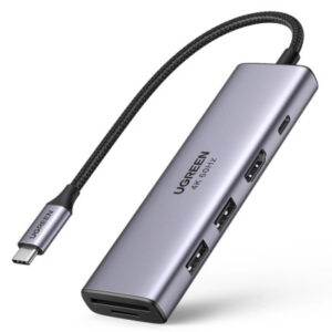 UGREEN    USB-C Hub 6-in-1, 100W 60384     2xUSB 3.2 Gen1,HDMI,SD,TF,PD