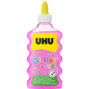 UHU       Glitter Glue Maxi 510571    pink, 185g