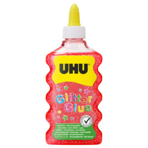 UHU       Glitter Glue Maxi 510574    rot, 185g