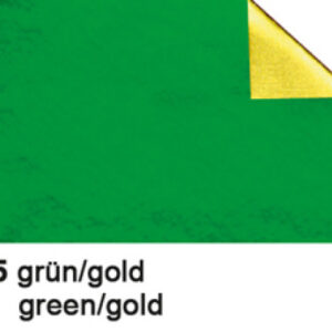 URSUS     Bastelfolie Alu        50x80cm 4442105   90g, grün/gold