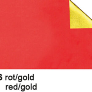 URSUS     Bastelfolie Alu        50x80cm 4442106   90g, rot/gold