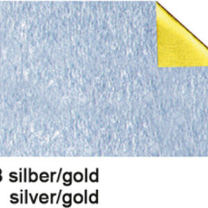 URSUS     Bastelfolie Alu        50x80cm 4442108   90g, silber/gold