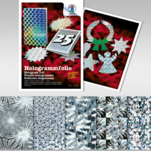 URSUS     Hologrammfolie         23x33cm 8440099   50my, silber           5 Blatt