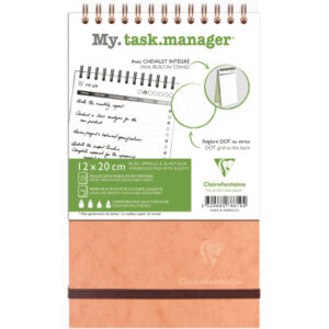 CLAIREFON Agenda AgeBag        undatiert 78619C    Task M 125 Blatt tab.  12x20cm