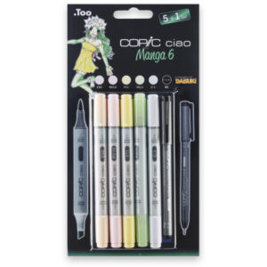 COPIC     Marker Ciao 22075563  5+1 Set Manga 6