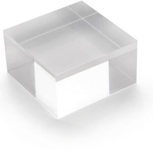 DEFLECTO  Acrylblock             75x40mm AB240     transparent            poliert