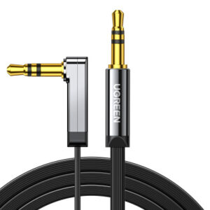 UGREEN    Cable 3.5mm Male/Male 10597     Straight angle flat,1m,(BB)