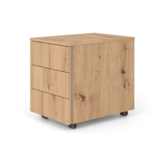 APOLLO    Rollcontainer VLC30RRGL Asteiche, 3 Schublade