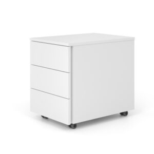 APOLLO    Rollcontainer VLC30WWGL weiss, 3 Schublade