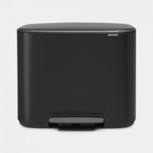 BRABANTIA Treteimer BO 121104    3x11 L schwarz matt