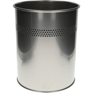 DURABLE   Papierkorb perforiert 330023    silber