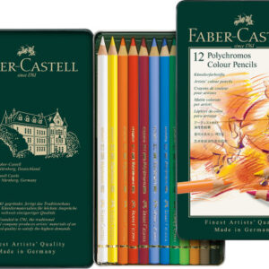 FABER CA. Farbstift Polychromos 110012    12er Metalletui