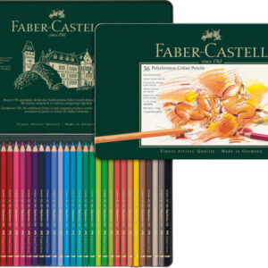 FABER CA. Farbstift Polychromos 110036    36er Metallschachtel