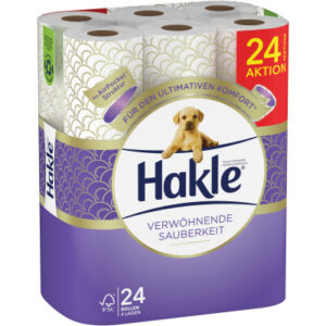 HAKLE     Toilettenpapier 4161804   Verwöhnende Sauberkeit  24 Rl.
