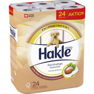 HAKLE     Toilettenpapier 4164808   Reichhaltige Sauberkeit 24 Rl.