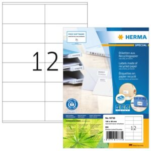 HERMA     Etiketten             105x48mm 10733     recycling            960 Stück