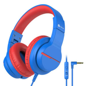 ICLEVER   Headphones Kids Foldable C011702N2 85/94 db, share port      blue