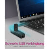 ICY BOX   USB Hub & Gigabit Eth. LAN IBHUB1419 3x USB-A – Bild 2