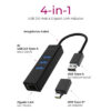 ICY BOX   USB Hub & Gigabit Eth. LAN IBHUB1419 3x USB-A – Bild 4