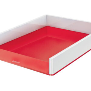 LEITZ     Briefkorb WOW               A4 53611026  weiss/rot