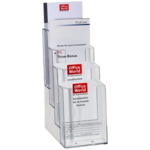 NEUTRAL   Prospektständer ST-PRO057 Fülltiefe 3.5cm 4F. A6/5
