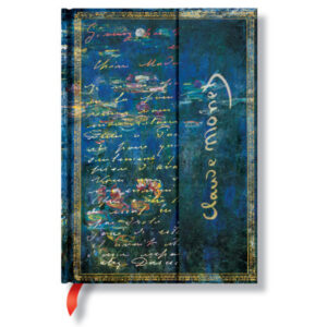 PAPERBLAN Notizbuch Midi PB1209-2  Monet Seerosen, lin.