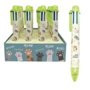 ROOST     Kugelschreiber BP-015    Katze, 6-Farben