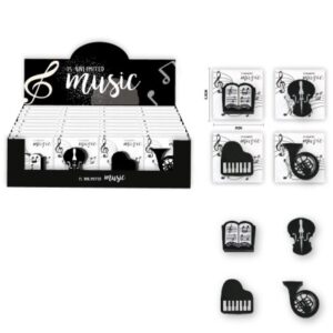 ROOST     Radierer MUE-001   Musical, assortiert