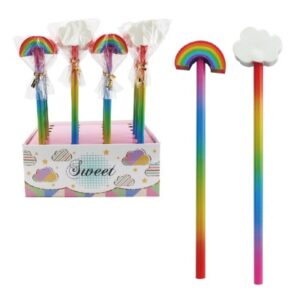 ROOST     Bleistift mit Radierer RET-1073  Wolke, Regenbogen