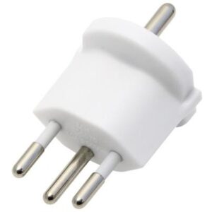 S-ELECTRO Fix-Adapter SchuKo-CH 4.107439  weiss, 3-polig