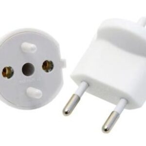 S-ELECTRO Fix-Adapter SchuKo-CH 4.135797  weiss, 2-polig