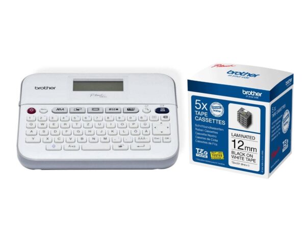 Brother PT-D400 & 5x TZe-231 KIT