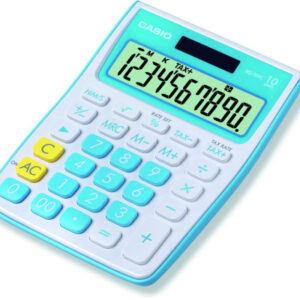 CASIO     Tischrechner MS-10VC-B blau