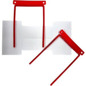DUFCO     Heftverschluss 51006.100 D-Clip rot 100 Stk.