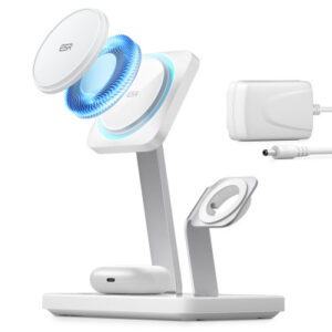 ESR       HaloLock 3-in-1 Charger 2C5510201 Wireless,CryoBoost, White