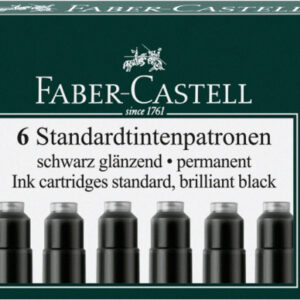 FABER-CA. Tintenpatrone 185507    schwarz                6 Stück