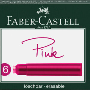 FABER-CA. Tintenpatrone 185508    pink, 6 Stück